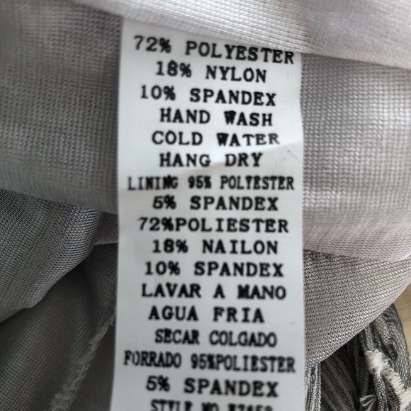 NWT Mono Reno halter neck dress in grays. - Picture 9 of 9